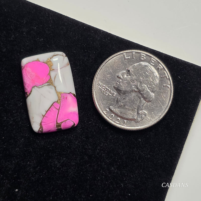 Pink Oasis Composite Cabochon