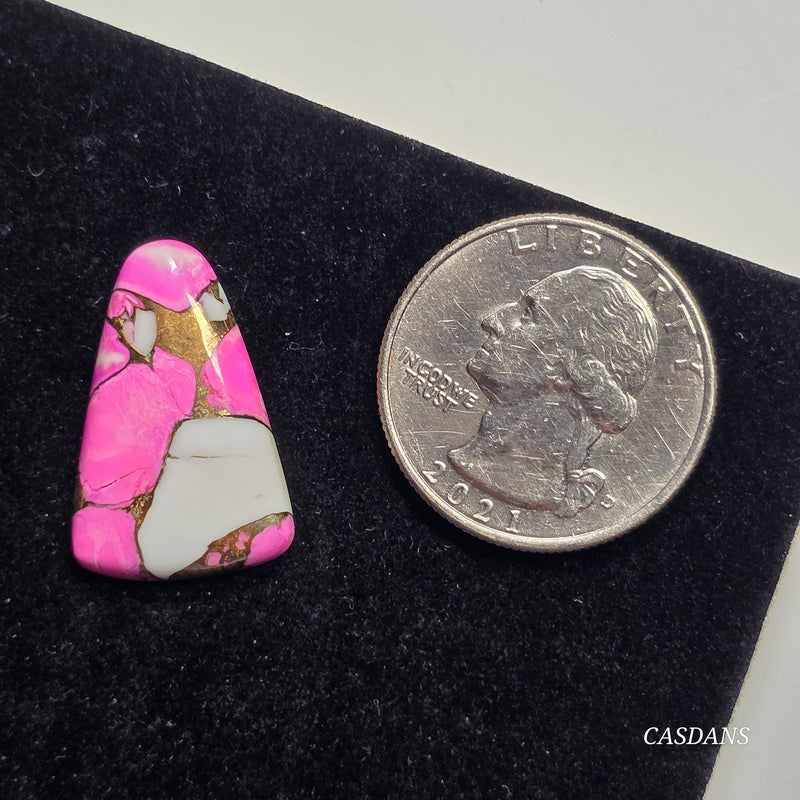 Pink Oasis Composite Cabochon