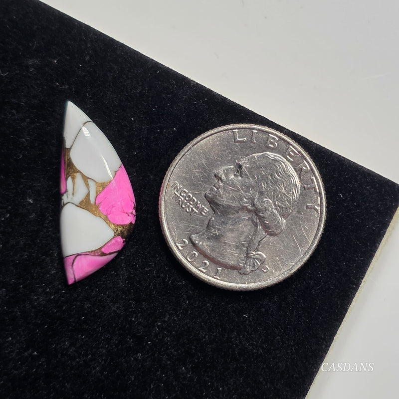 Pink Oasis Composite Cabochon