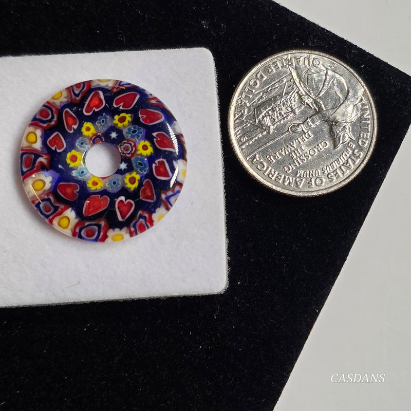 Millefiori Donut 25mm