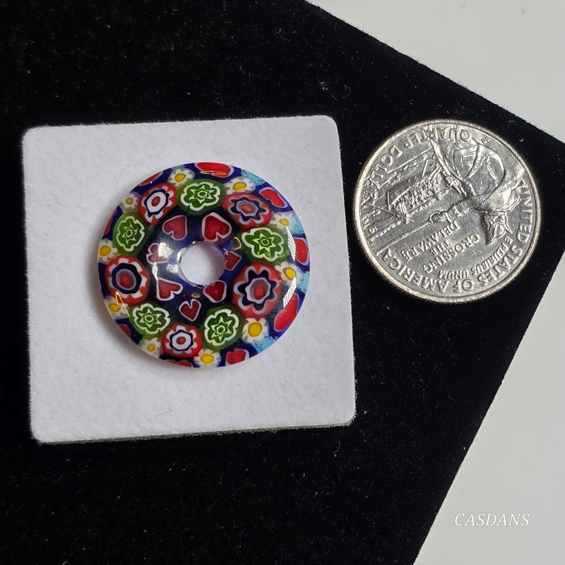 Millefiori Donut 25mm