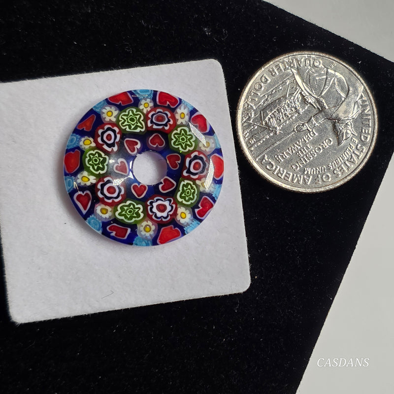 Millefiori Donut 25mm