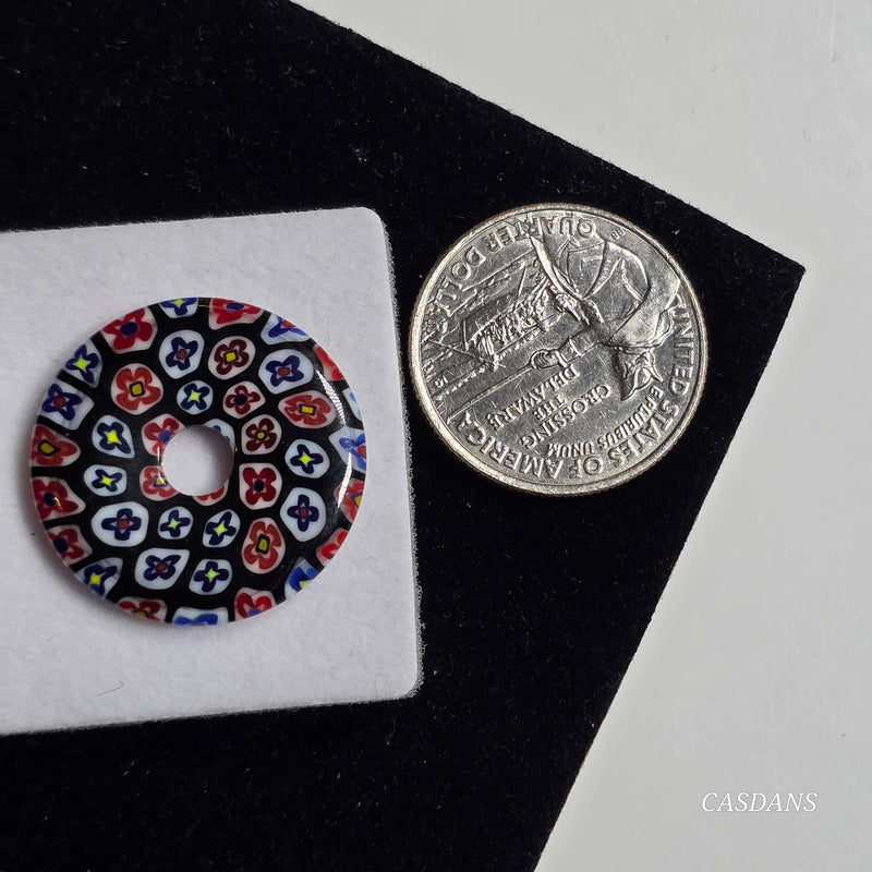 Millefiori Donut 25mm