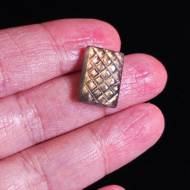 Carved Labradorite Cabochon