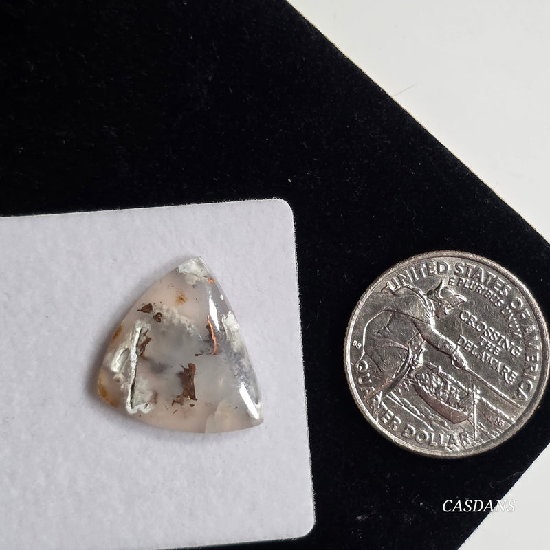 Chrysocolla w/ Native Copper Cabochon