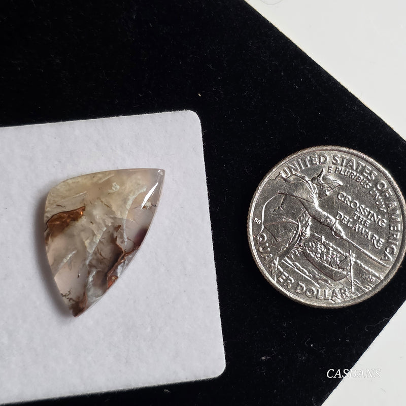 Chrysocolla w/ Native Copper Cabochon