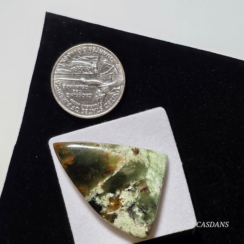 Chrome Chalcedony Cabochon