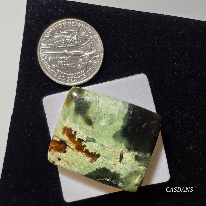 Chrome Chalcedony Cabochon