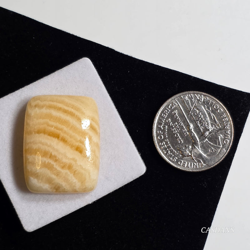 Mango (Orange) Calcite Cabochon