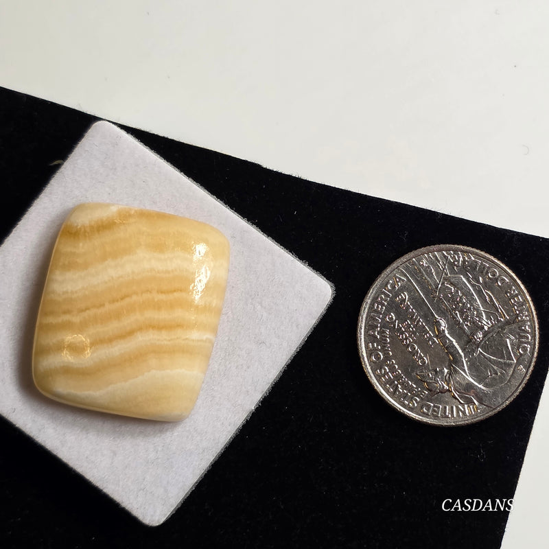 Mango (Orange) Calcite Cabochon