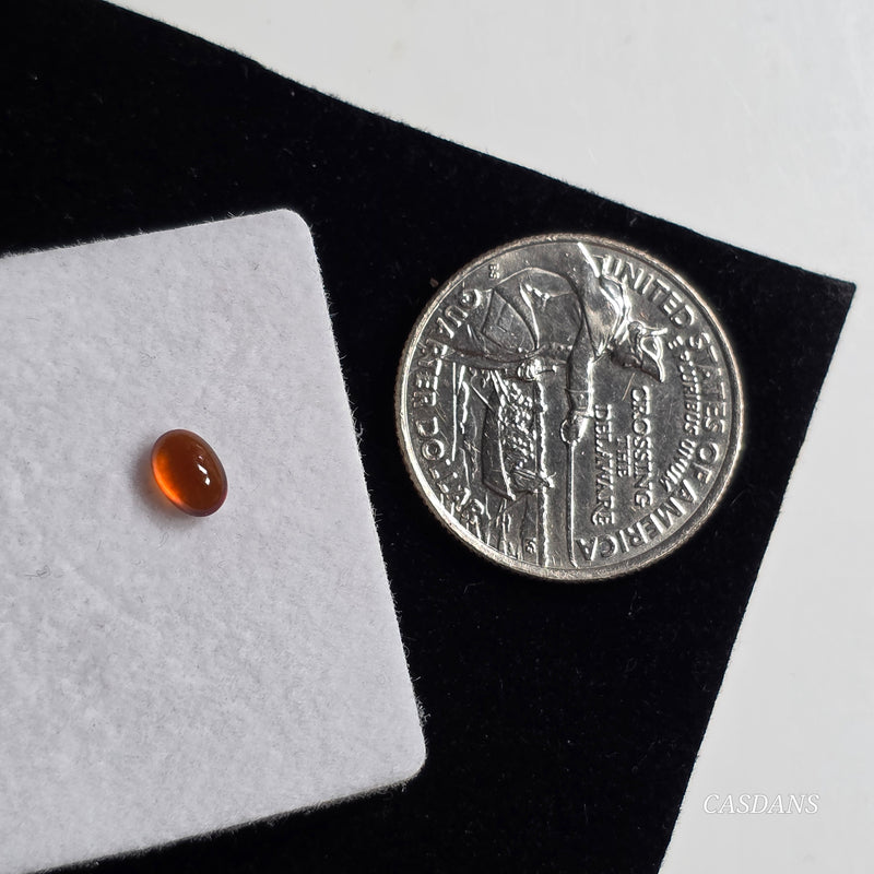 Garnet 4x6mm Oval Cabochon - Calibrated (1 Piece)