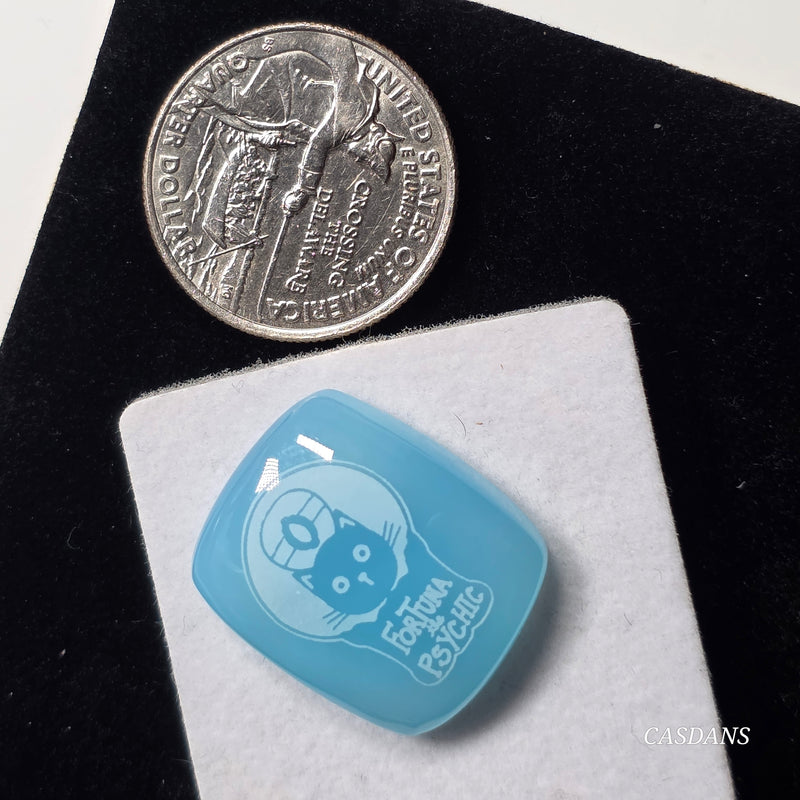 Engraved Onyx Cabochon