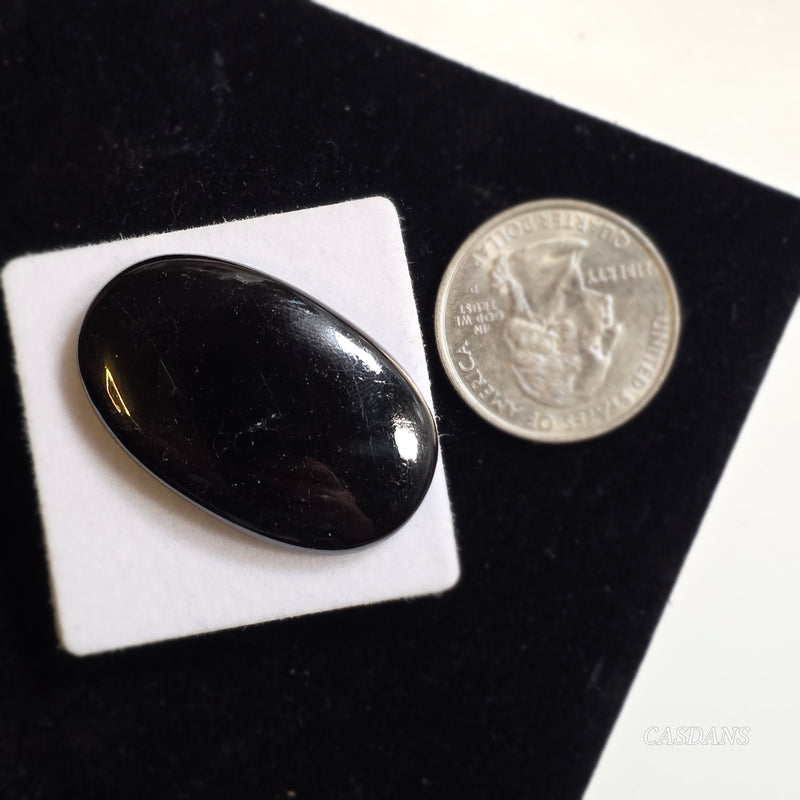 Black Tourmaline Cabochon