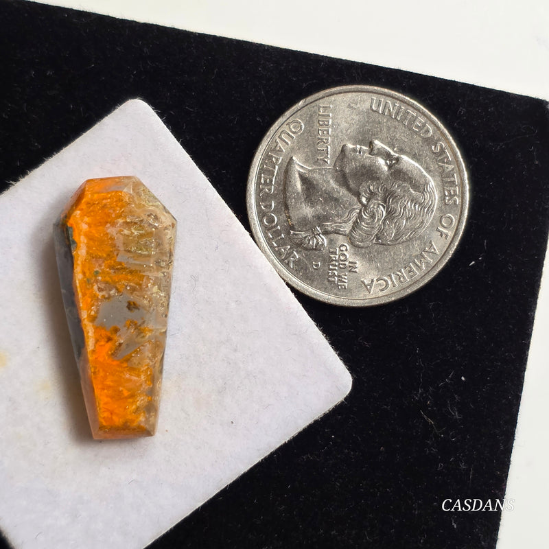 Bumblebee Jasper Coffin Cabochon