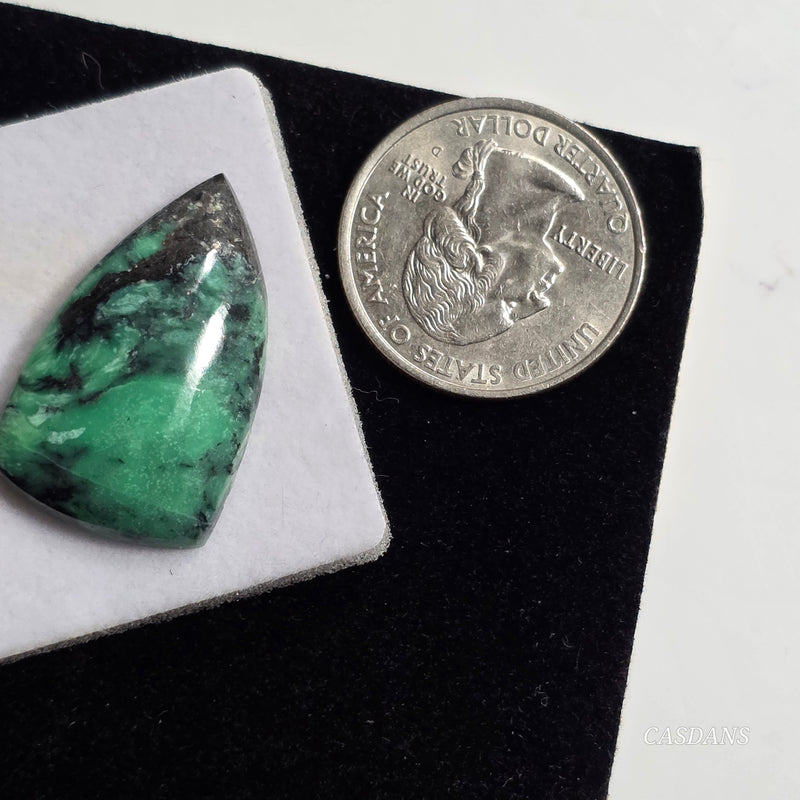 Black Bridge Variscite Cabochon