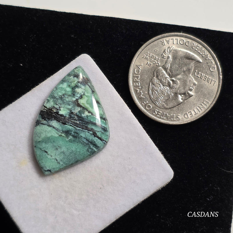 Black Bridge Variscite Cabochon