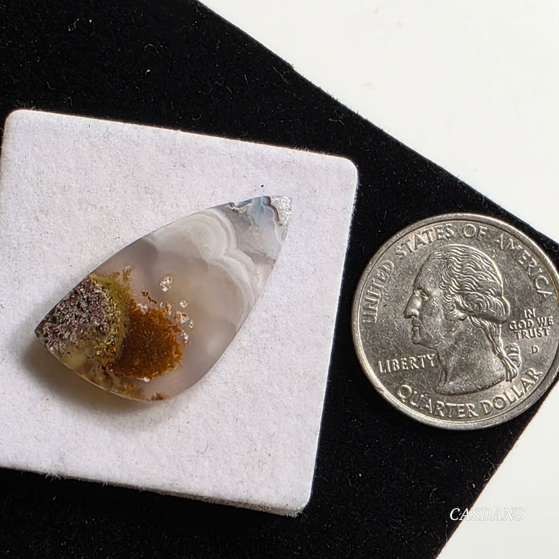 Ternate Moss Agate Cabochon