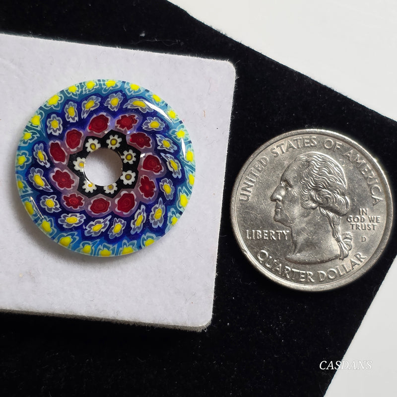 Millefiori Donut 25mm