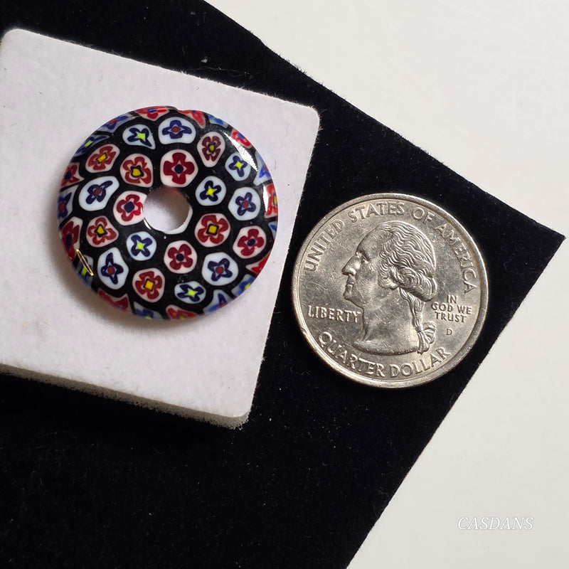Millefiori Donut 25mm