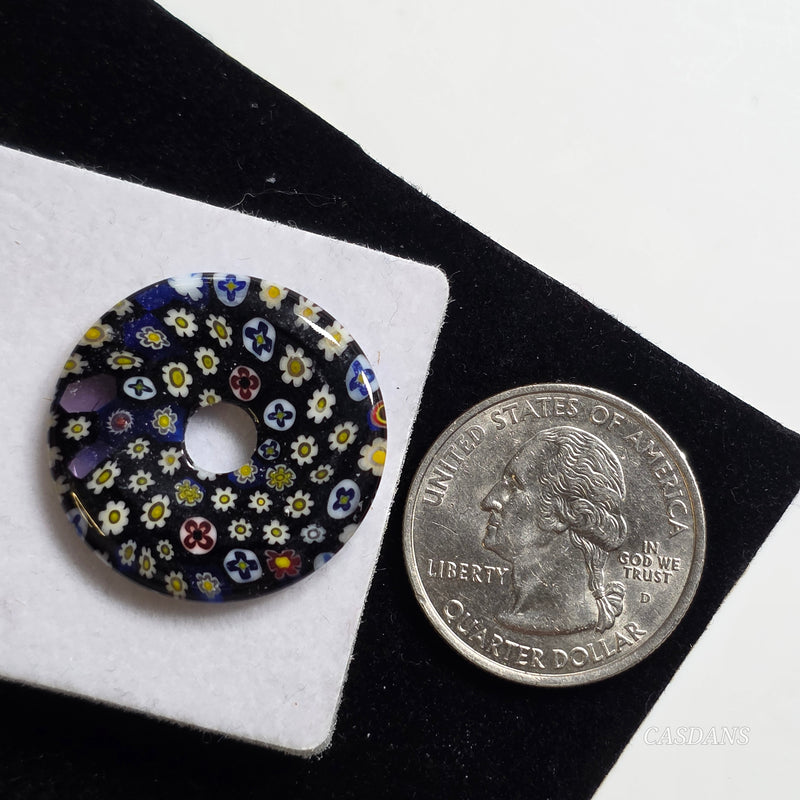 Millefiori Donut 25mm