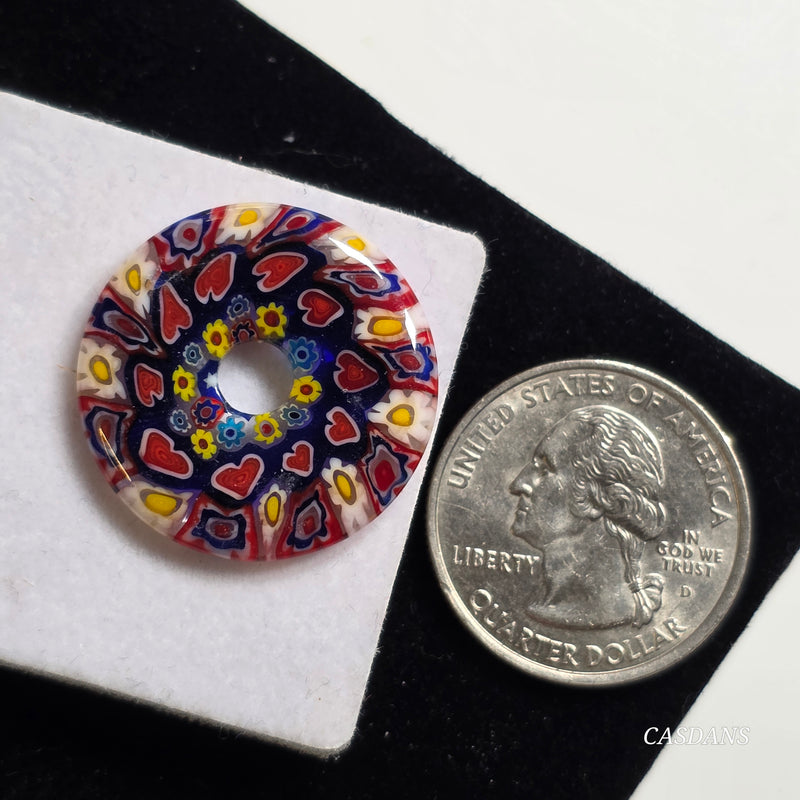 Millefiori Donut 25mm