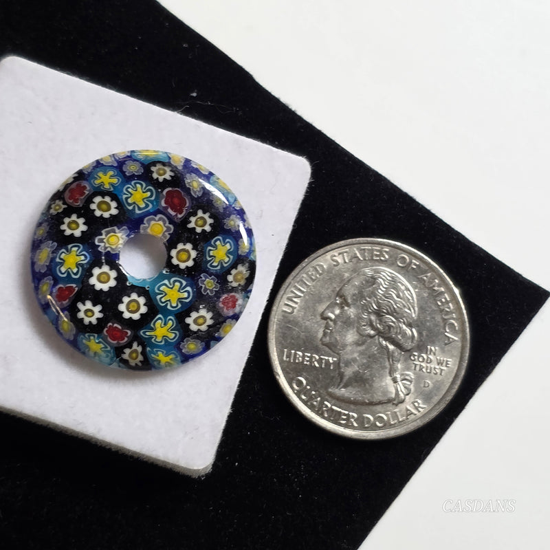 Millefiori Donut 25mm