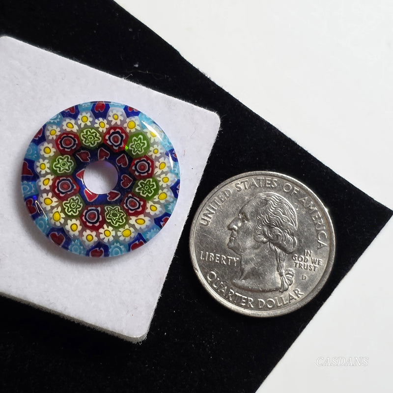 Millefiori Donut 25mm