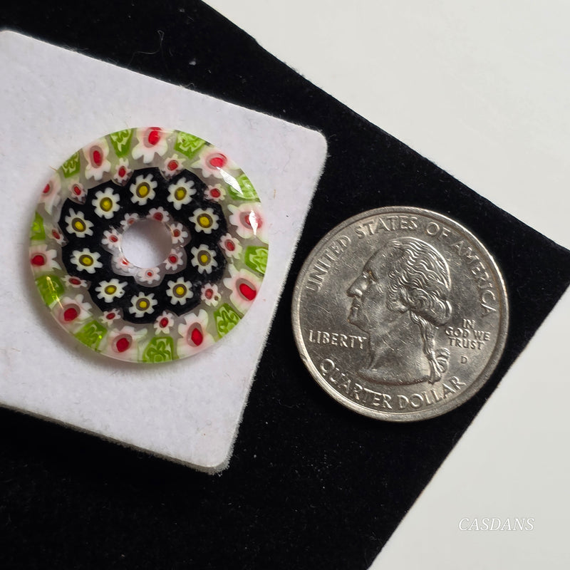 Millefiori Donut 25mm