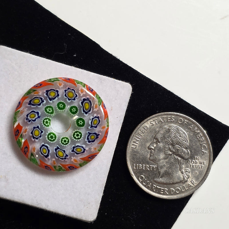 Millefiori Donut 25mm
