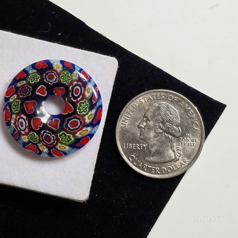 Millefiori Donut 25mm