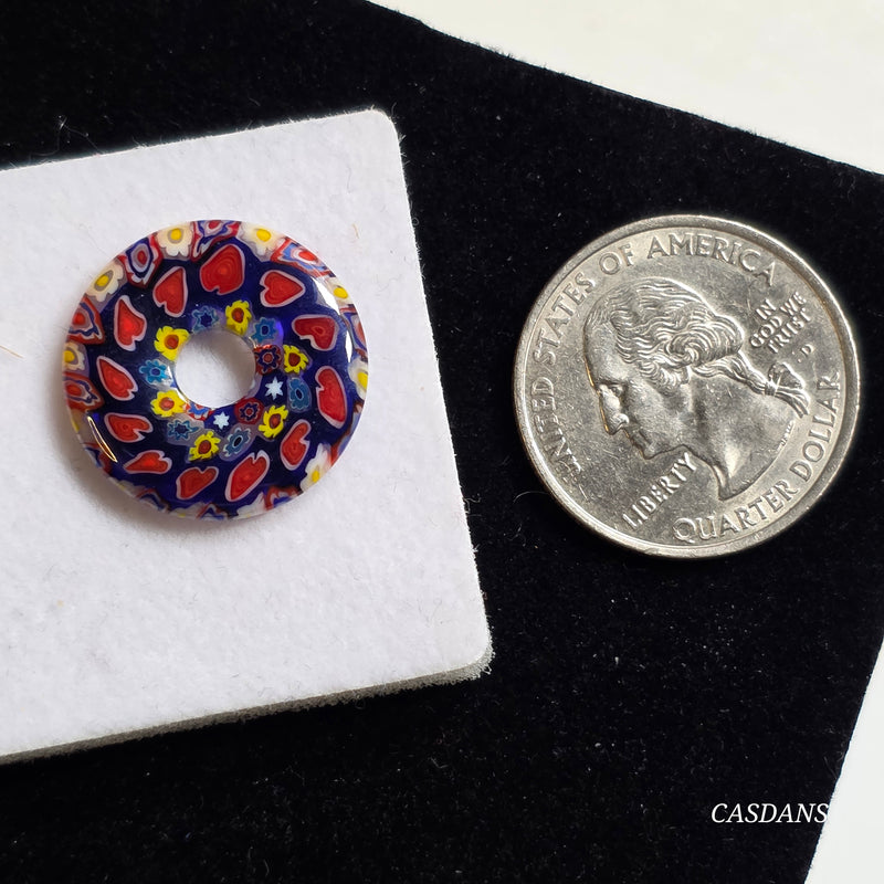 Millefiori Donut 20mm
