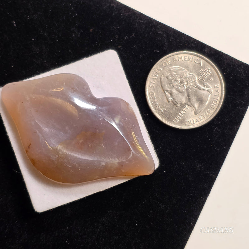 Purple Chalcedony Lips