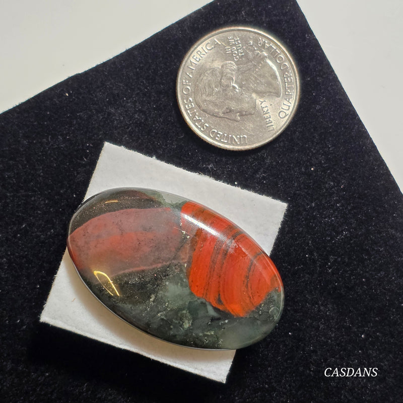 African Bloodstone Cabochon