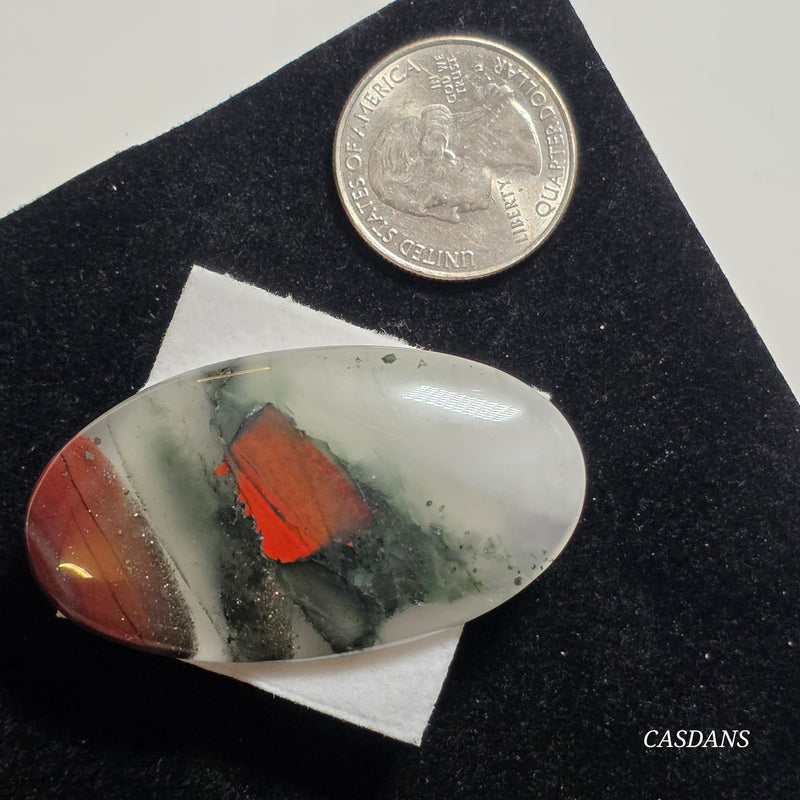 African Bloodstone Cabochon