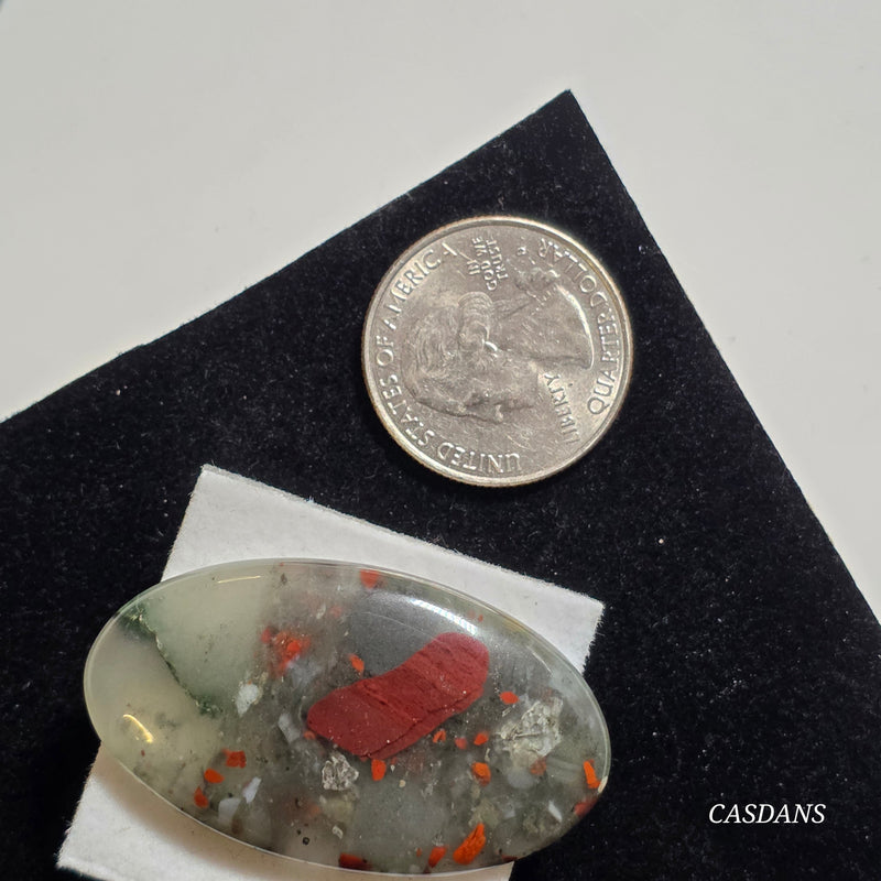 African Bloodstone Cabochon