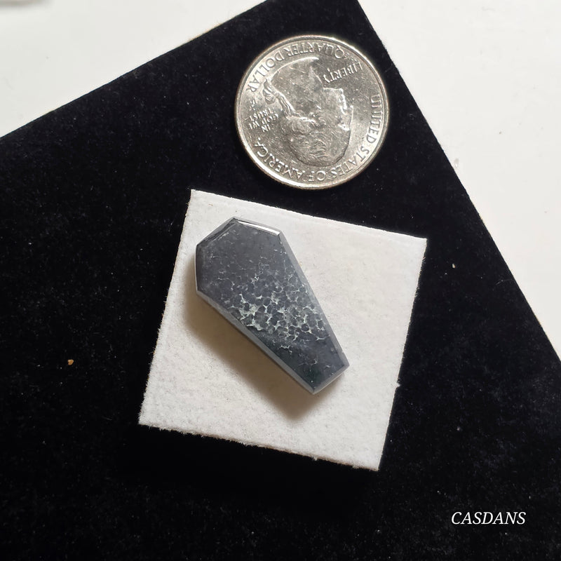 Grape Agate Coffin Cabochon