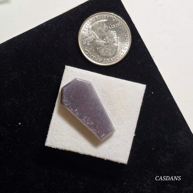 Grape Agate Coffin Cabochon