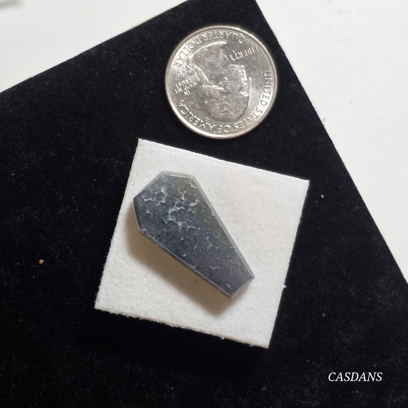 Grape Agate Coffin Cabochon
