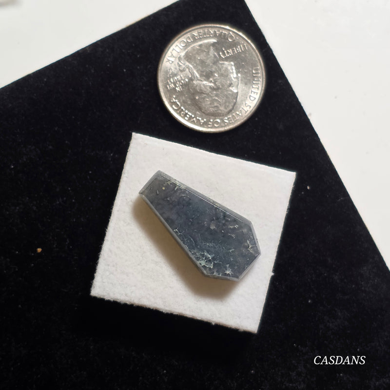 Grape Agate Coffin Cabochon