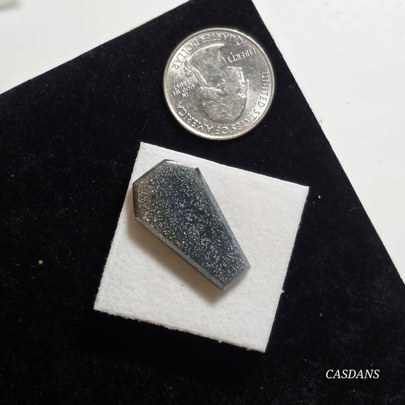 Grape Agate Coffin Cabochon
