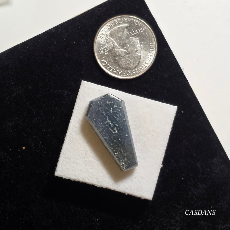 Grape Agate Coffin Cabochon