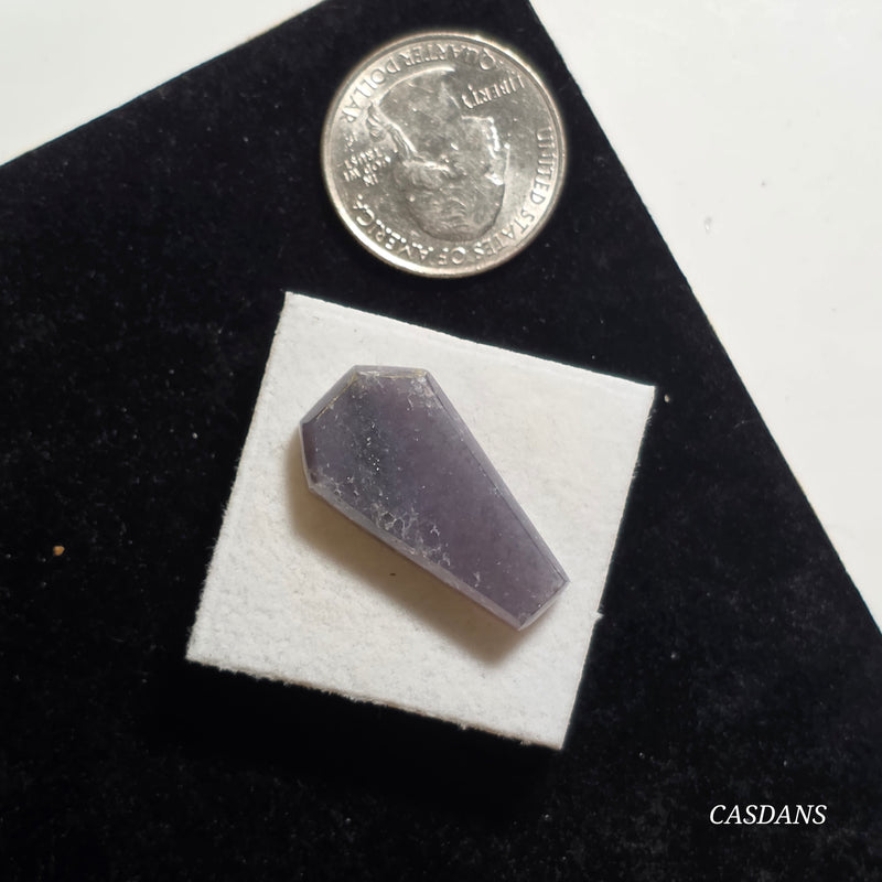 Grape Agate Coffin Cabochon