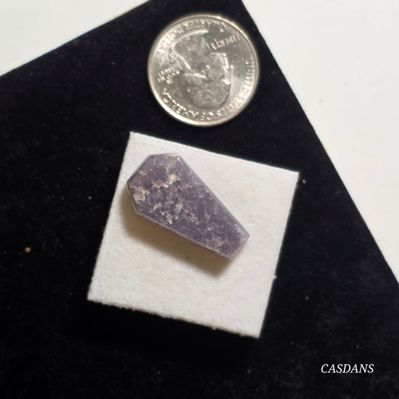 Grape Agate Coffin Cabochon