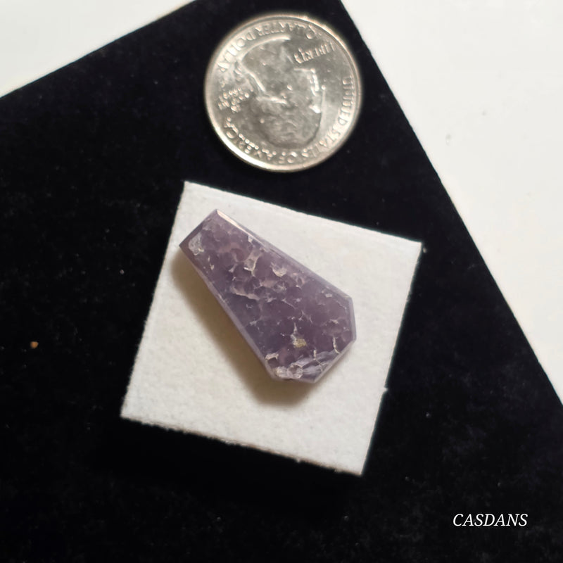 Grape Agate Coffin Cabochon