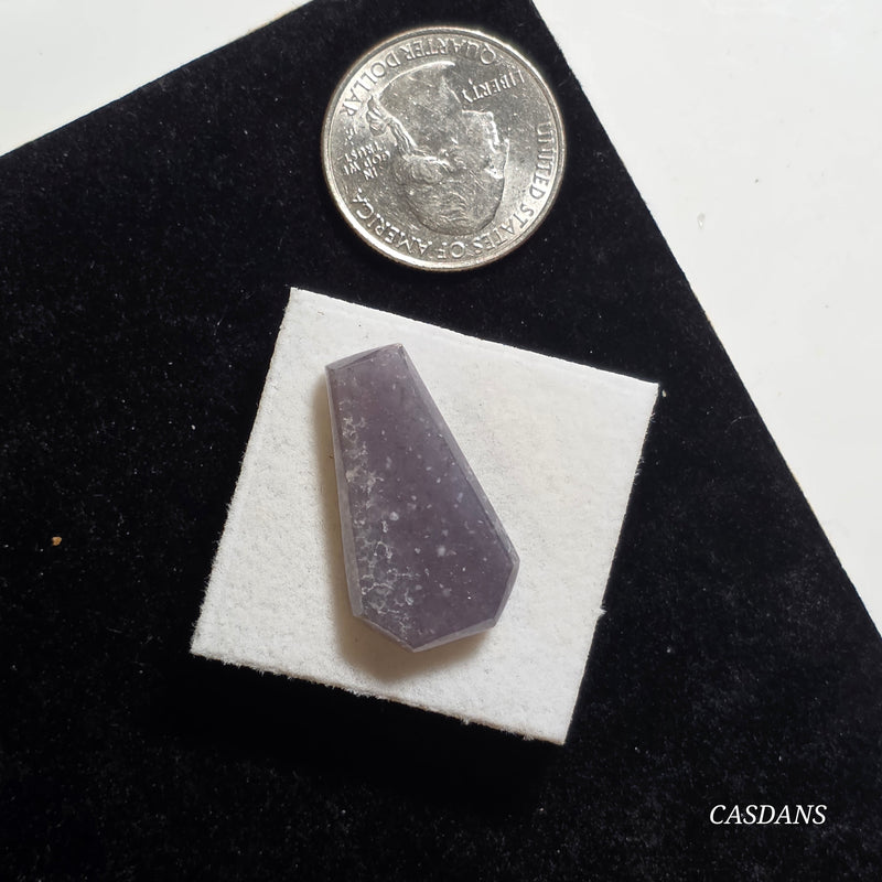 Grape Agate Coffin Cabochon