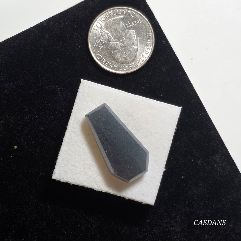 Grape Agate Coffin Cabochon