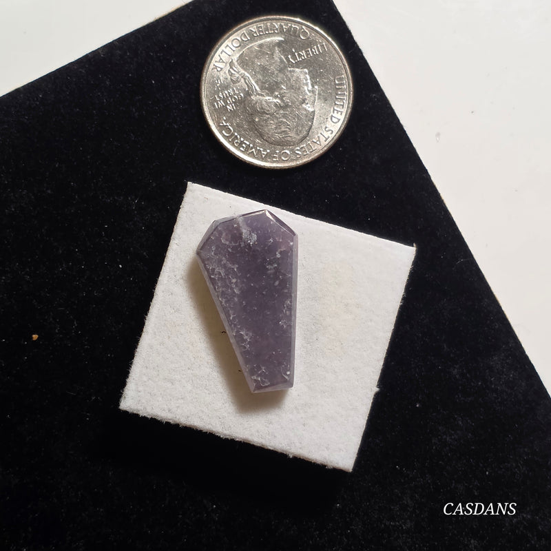 Grape Agate Coffin Cabochon