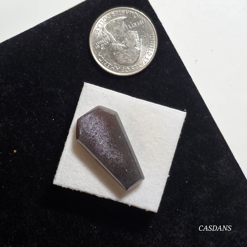 Grape Agate Coffin Cabochon