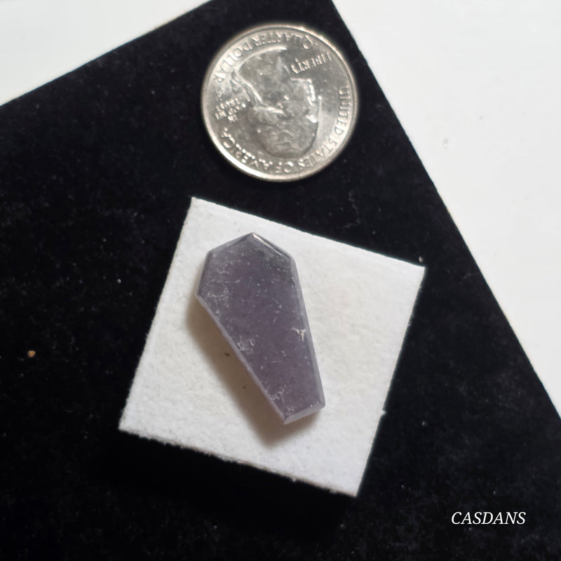 Grape Agate Coffin Cabochon