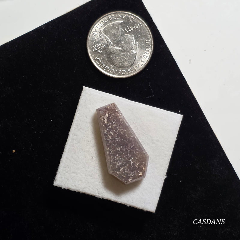 Grape Agate Coffin Cabochon